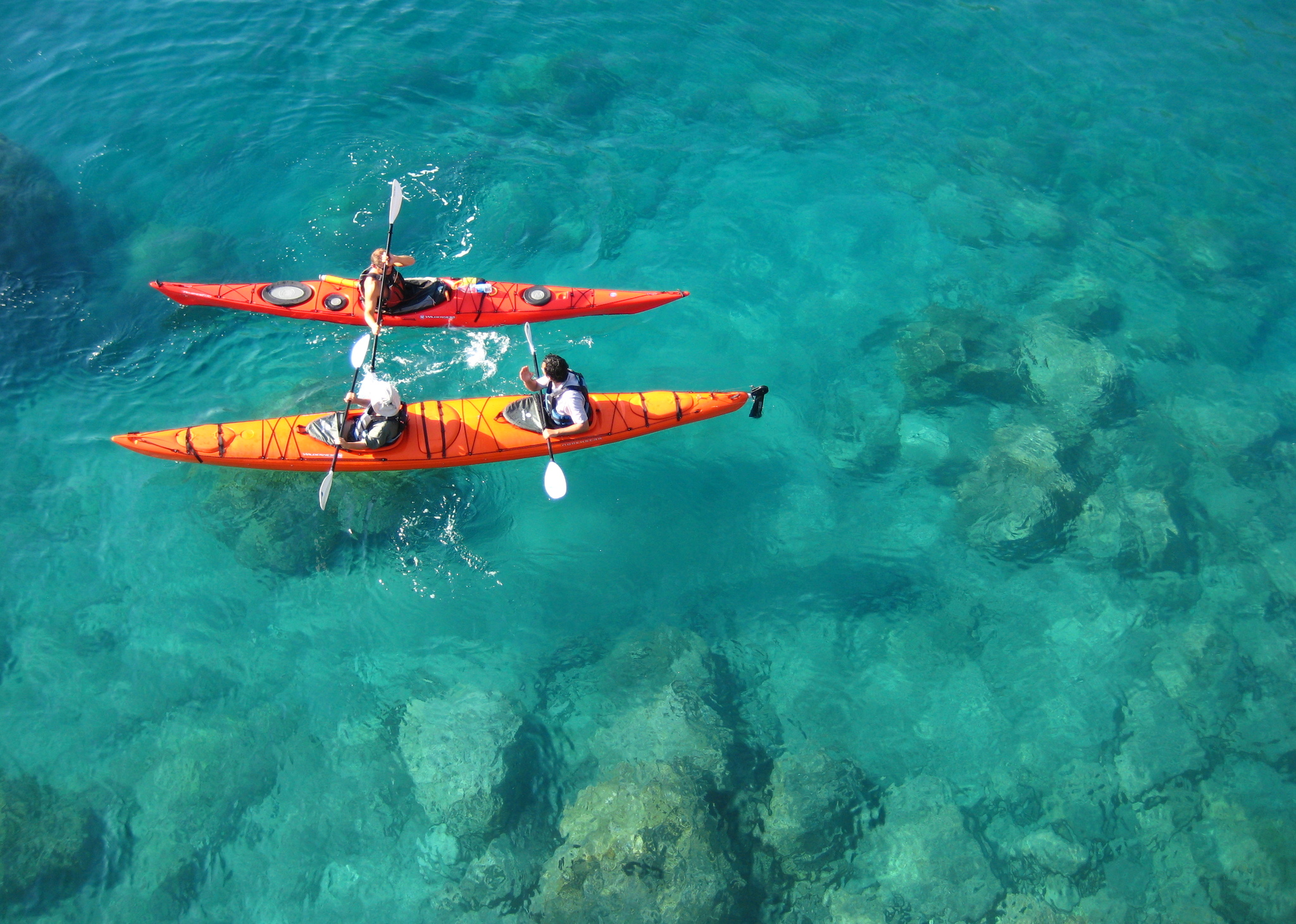 Enjoy the Canoe Ride With Turquoise Water