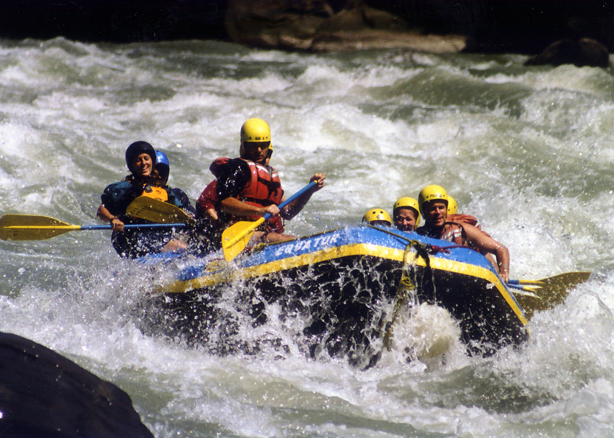 Rafting with friends at Kaş