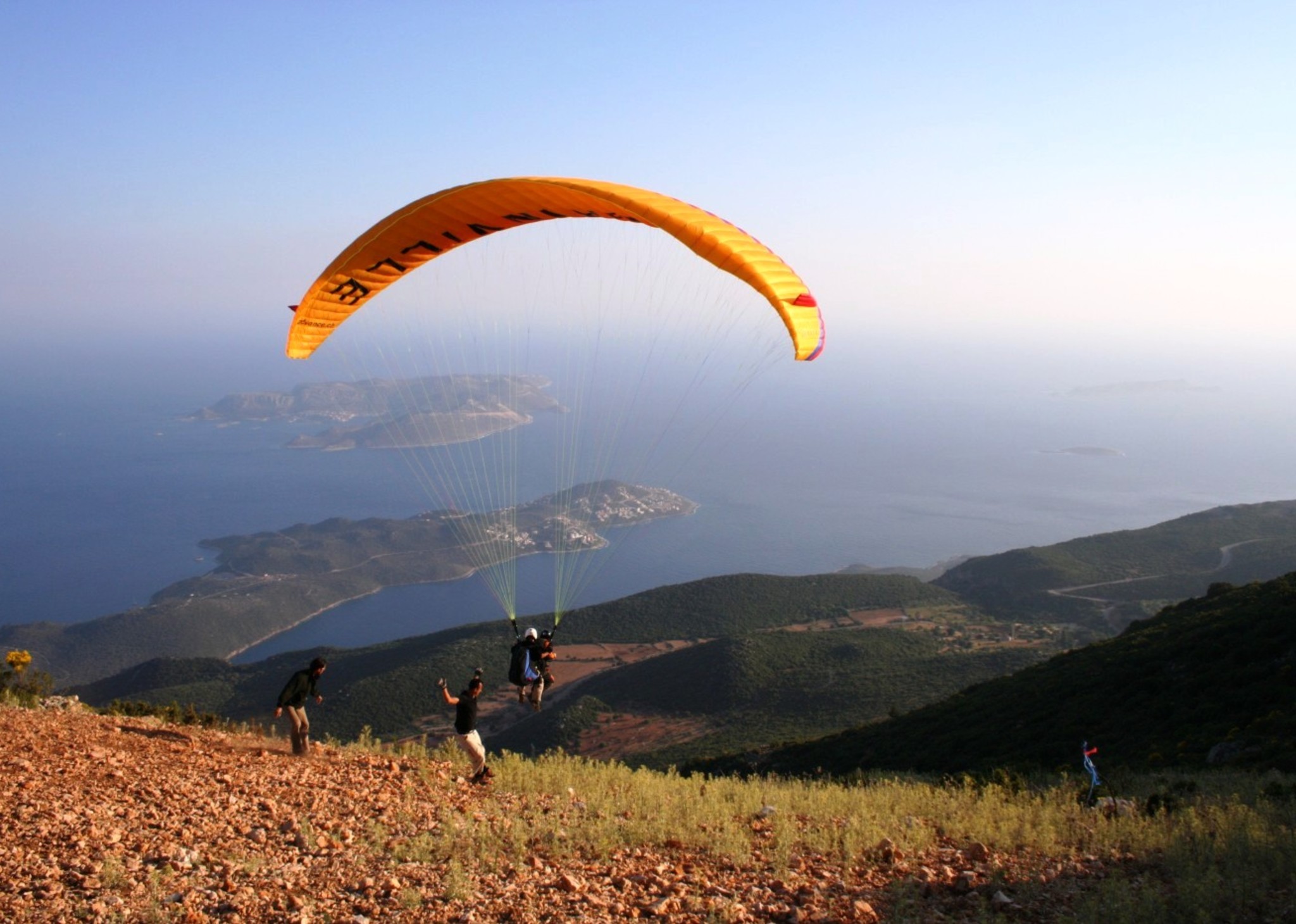 Tandem Paragliding at Kas