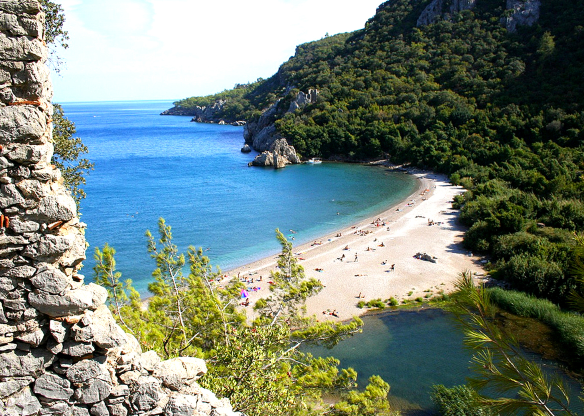 View of Olympos from above.