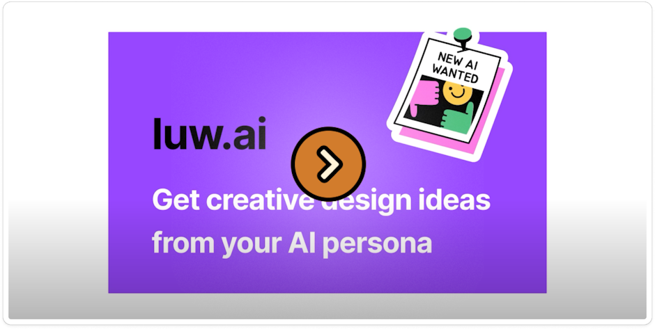 Luw.ai build an AI designer persona application that designs and creates images virtual with Artificial Intelligence using Luvi Blocks