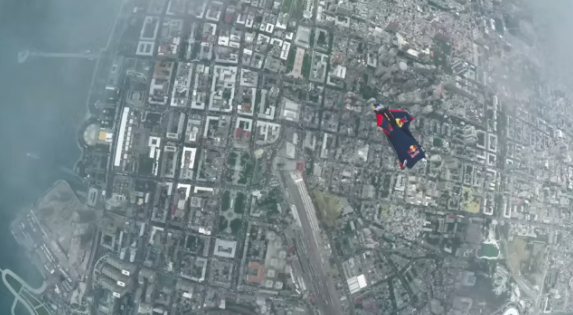 Flying Over an F1 Circuit